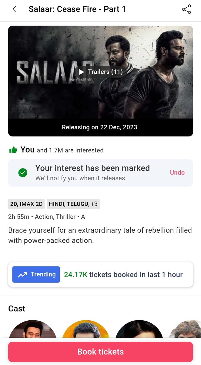 Fraek4Salman's tweet photo. Salaar doing scam bc.... Ab tickets bik nahi rahe to yahi negative trend karvayega😭😭😭 Night me 29K ka speed tha abhi v 24 ka hi speed... No peak bsdk🤣🤣
#DunkiStromInPVRINOX https://t.co/44rvbDR4Q3