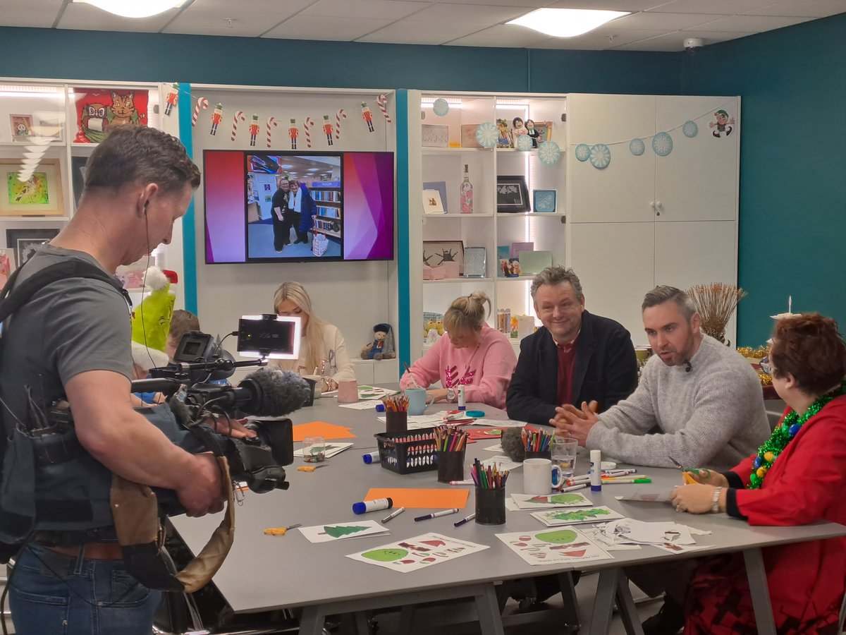 Great to see Michael Sheen in Port Talbot this morning talking about how important places like local libraries are, acting as warm spaces during the current cost-of-living crisis. @NPTLibraries @BBCBreakfast @WarmWelcome_UK