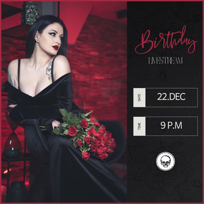 Hello my fellow undead,

It's time to announce the long-awaited Birthday stream. Your favorite witch