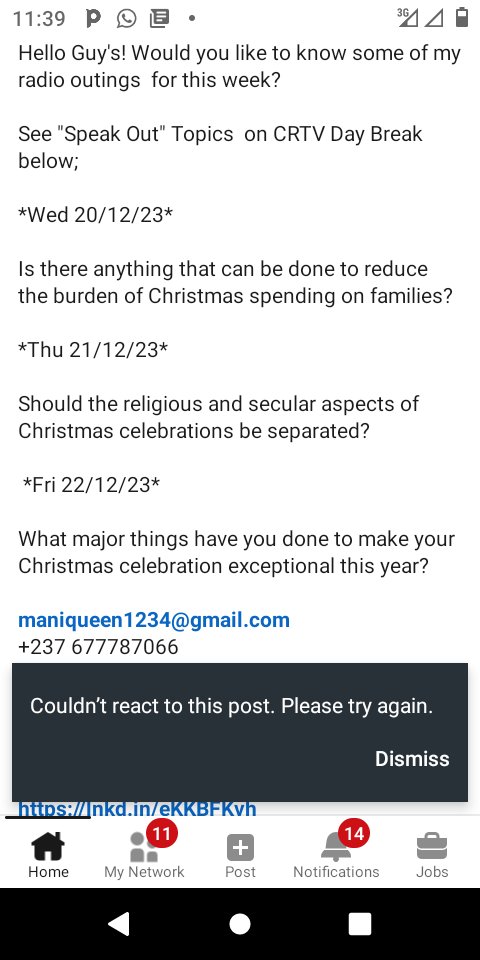 QueentarShiwoh's tweet photo. We have been addressing some of the misconception of Christmas since last week on CRTV Day Break. You may want to know more via maniqueen1234@gmail.com https://t.co/XvNlkahQDx