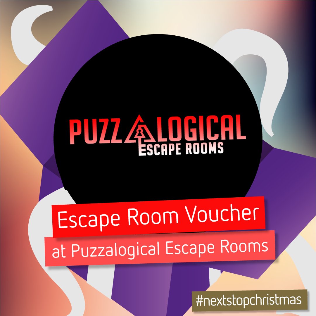 Today's prize offers intrigue & excitement for your family or friends as we have an escape room experience for 6 at @puzzalogical in Bracknell up for grabs today! To enter, just tell us which Christmas film you would want to escape from if you were stuck in it. #nextstopChristmas