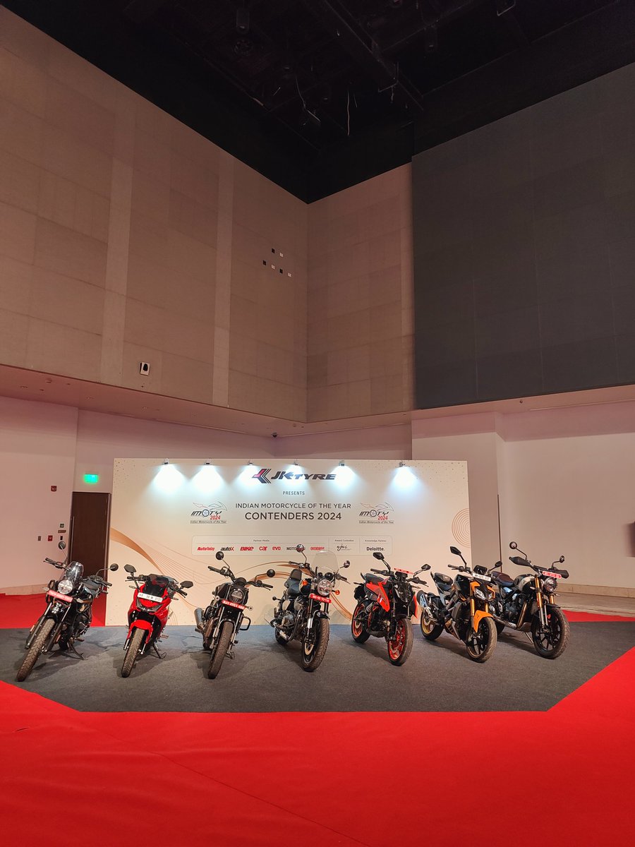 The top 7 contenders of #IMOTY2024 are here.
In a few hours, we'll know the winner. Stay tuned

<a href="/JKTyreCorporate/">JK Tyre</a>