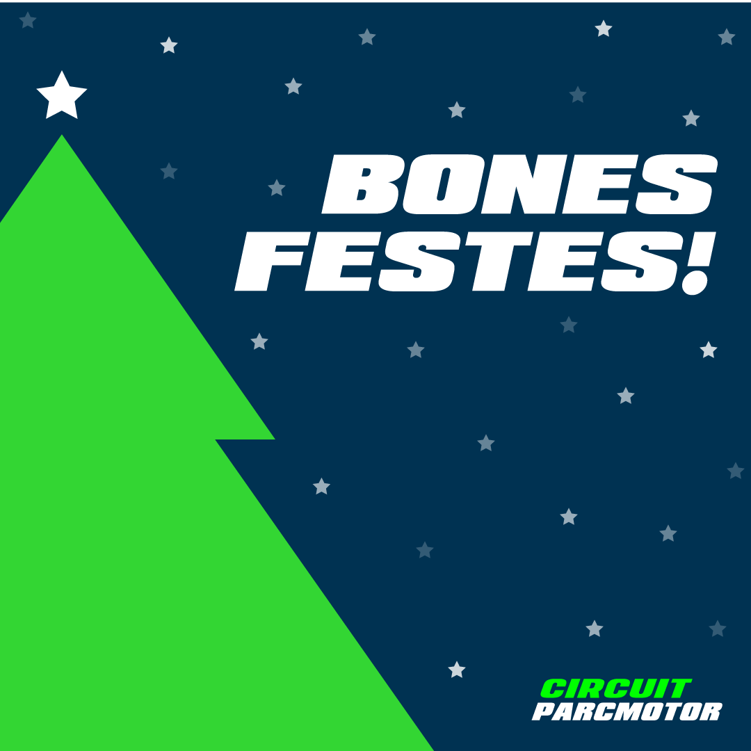 🏁 Bones Festes des del Circuit Parcmotor! 🎄🚗 Que aquestes festes accelerin les teves emocions al màxim 🔥 #BonesFestes #CircuitParcmotor