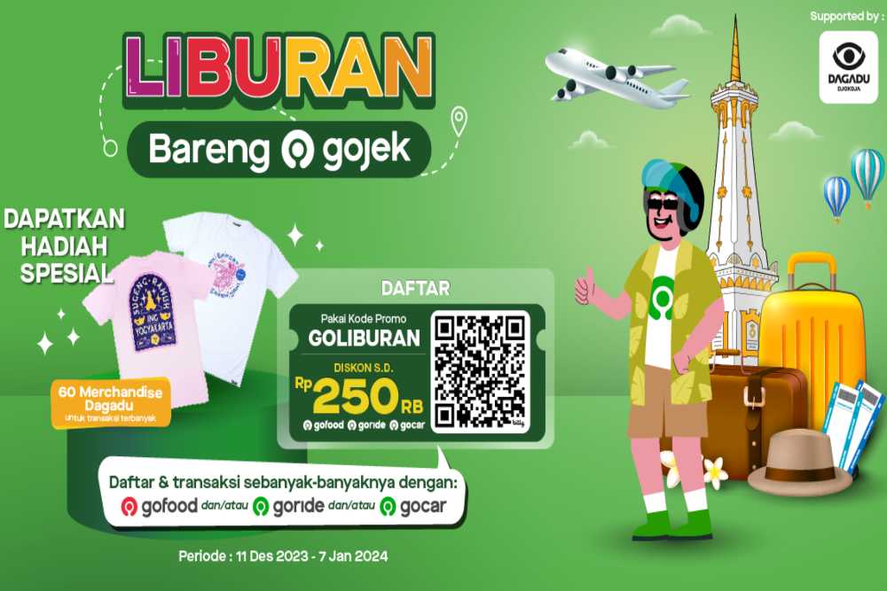 Ini 6 Solusi Hemat Gojek untuk Merayakan Libur Akhir Tahun ekbis.harianjogja.com/read/2023/12/2… #beritajogja #jogja #jogjaistimewa