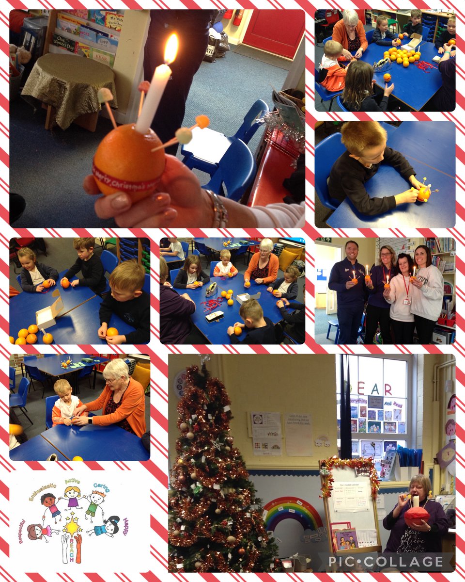Our infants were very lucky to be joined by Reverend Karen and her team to find out all about the story behind Christingle. 🍊🕯
