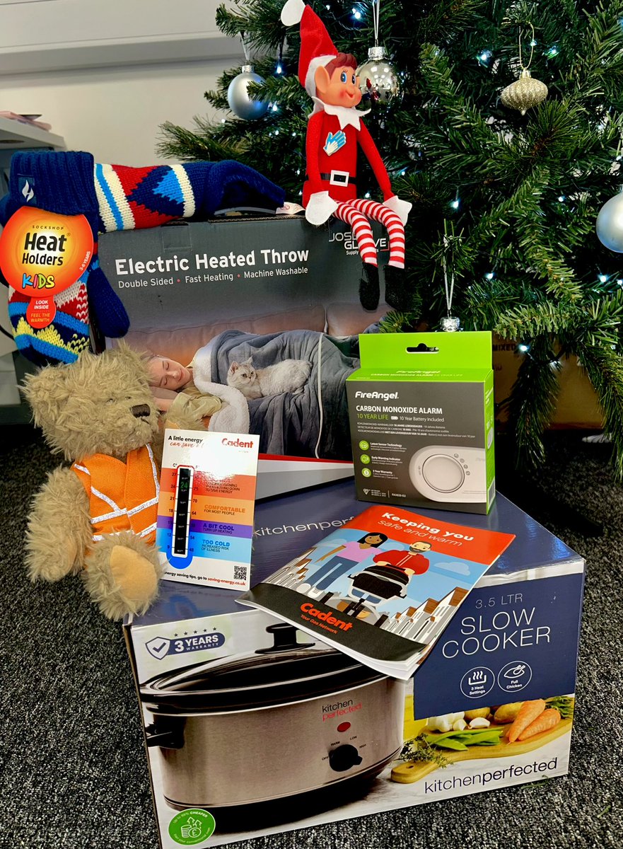 We are thrilled to announce that we have partnered with <a href="/cadentgasltd/">Cadent</a>, who have kindly donated lots of resources to help us keep our clients warm &amp; safe this winter. Here is a photograph of one of the packages sent off to a client today❄️☺️💙 #cadent #warm #enegery #gas #charity