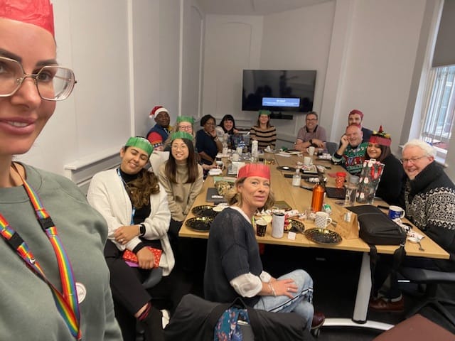 A festive team meeting at The Practice Learning and Development Team @Katewardleeds @SapphireeeA @ajm398 @AlanCrump4 @Deborah92837627 @LeedsandYorkPFT @BabijTamara