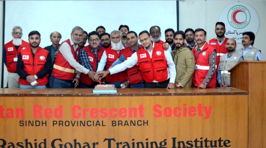 prcsindh's tweet image. On December 20, 2023, the 76th birthday of the Pakistan Red Crescent Society was celebrated with enthusiasm among the staff members.

#prcs #prcsindh