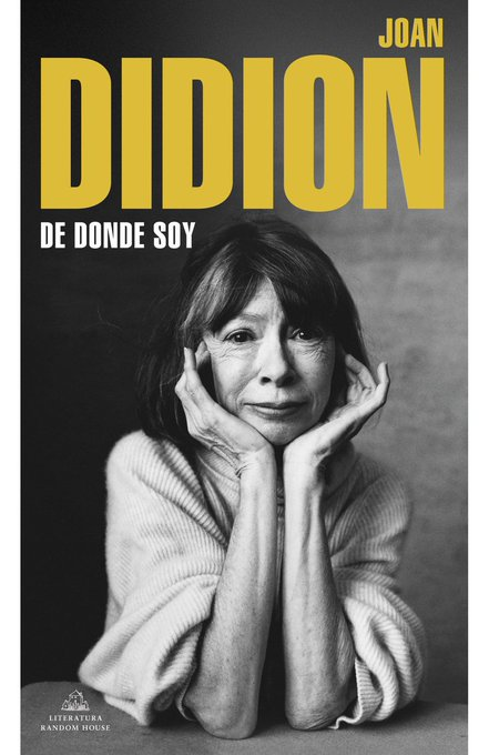'Tienes que elegir los lugares de los que no te alejas'.  Joan Didion.
Hace dos años que se alejó. Pero siempre estarán tus libros para volver a ella.
#Efemeride #JoanDidion #literatura
