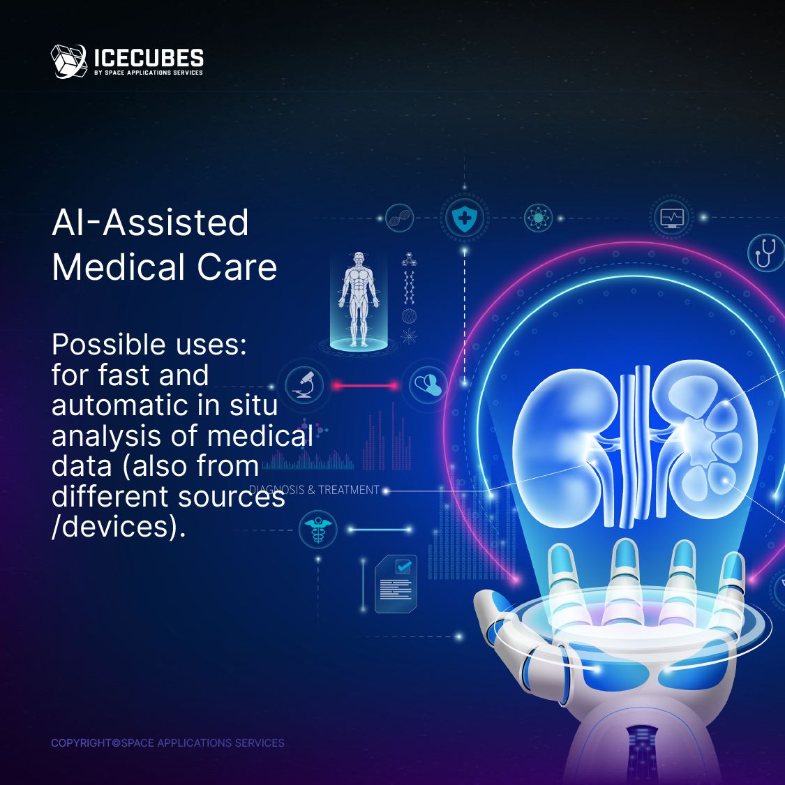 ICECubesService's tweet photo. #ElevateYourResearch
If you want to perform any artificial intelligence or machine learning tasks in space, then the ICE Cubes AI-Box🧊 is the solution. You can:
🔵 Upload and run AI (neural networks) previously trained on ground
🔵 Train AI models directly on board the ISS. https://t.co/GUWH3ZgNsu