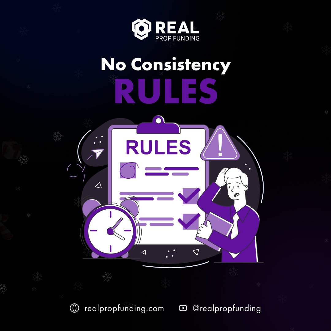 RealPropFunding's tweet photo. At Real Prop Funding, forget about consistency rules.

Trade your way with us and have the full freedom! 💜 https://t.co/vKWObf98W8 https://t.co/mFGCd3rxZF