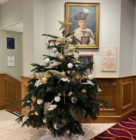The inspirational founder of the UJC, Ethel McCaul, quite rightly has her own tree in reception! It was back in 1904 that Ethel's vision and drive saw the creation of this London club for non-commissioned members HM Armed Forces, and we are proud to remain exactly that today!