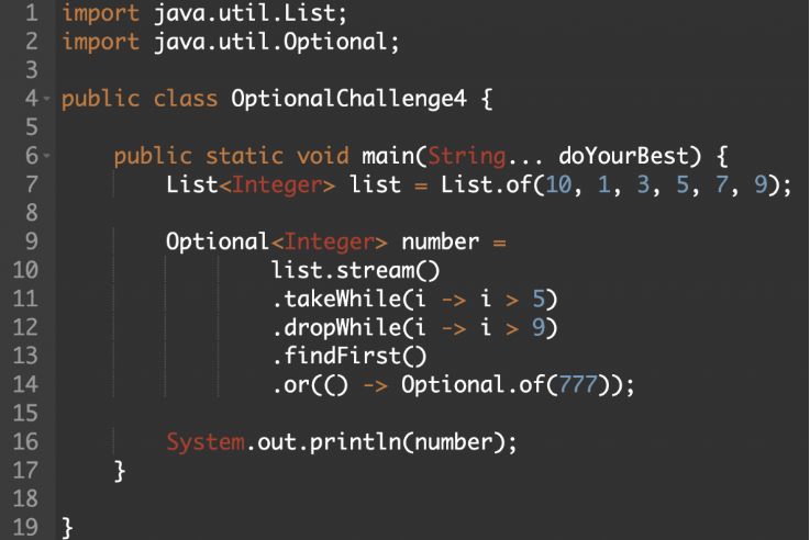 RafaDelNero's tweet photo. Explore Optionals for handling null values. Test your skills with our #JavaChallenge.
π https://t.co/sFSyMHiRKQ
#Java #OptionalConcept #CodingChallenge #SoftwareEngineering https://t.co/jqlhBR5SRU