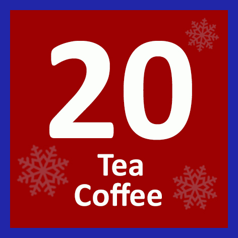 Reverse Advent Calendar (Day 20): ow.ly/hUkf50Qct5F Brewing warmth with tea and coffee! Let's make sure everyone can enjoy a cosy cup this cold winter. ☕❤️ #CoffeeCheers #TeaTimeLove