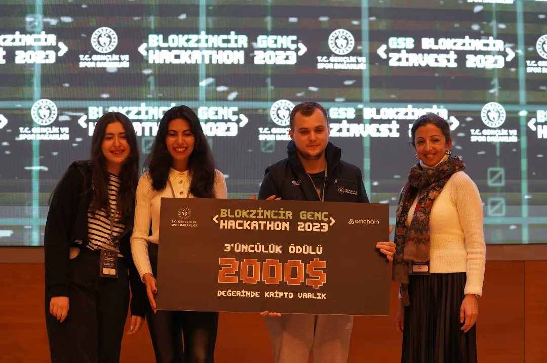 Blokzincir Genç Hackathon 2023

Kazanan yarışmacılarımızı tebrik ediyoruz.