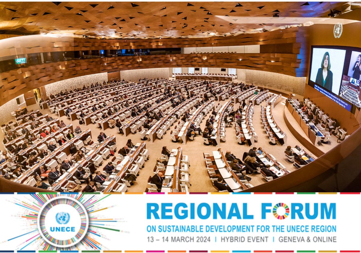 🗓️#SaveTheDate for the 2024 @UNECE Regional Forum on #SustainableDevelopment - a unique & inclusive platform for dialogue to advance the #SDGs as we prepare for the #SummitoftheFuture ⏰13-14 March 2024 📍@UNGeneva & online 💬Join the conversation: #RFSD2024 #GlobalGoals