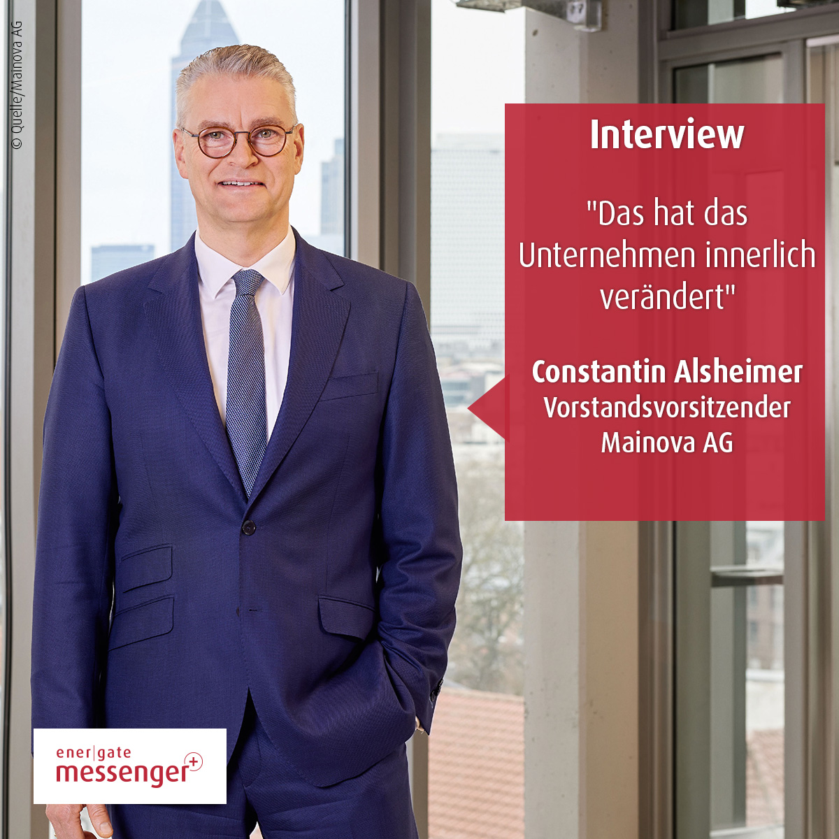 energate messenger+ (@energate_news) on Twitter photo Der Frankfurter Energieversorger <a href="/MainovaAG/">Mainova AG</a> will bis 2040 #klimaneutral werden. Noch ist aber viel zu tun - sowohl im Strom- als auch im #Wärmesektor. Was das Unternehmen plant, erläuterte Constantin Alsheimer im Interview mit uns: energate-messenger.de/news/239214/da… (€) Der Frankfurter Energieversorger <a href="/MainovaAG/">Mainova AG</a> will bis 2040 #klimaneutral werden. Noch ist aber viel zu tun - sowohl im Strom- als auch im #Wärmesektor. Was das Unternehmen plant, erläuterte Constantin Alsheimer im Interview mit uns: energate-messenger.de/news/239214/da… (€)