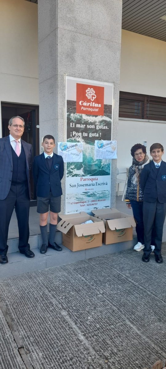 AndelColegio's tweet image. Planet Fraternity: Zero Hunger.

Como colofón a nuestro proyecto de hermanamiento con el colegio indio St. Xavier&apos;s Bathinda, nuestros alumnos de 1 de la #eso hacen entrega de alimentos a #Cáritas en la parroquia de San Josemaría.

#andelsoyyo #voluntariado @planetfraternity