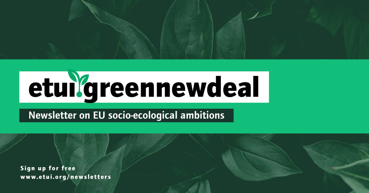 🗞️ The latest issue of our #GreenNewDeal newsletter is now out!

🤝 #COP28 deal saves diplomatic talking shop, but not the climate
🍃 Europe needs a fair &amp; effective industrial policy for the wind industry
🇪🇺 The Commission’s new work programme: what to expect

📧 Straight to