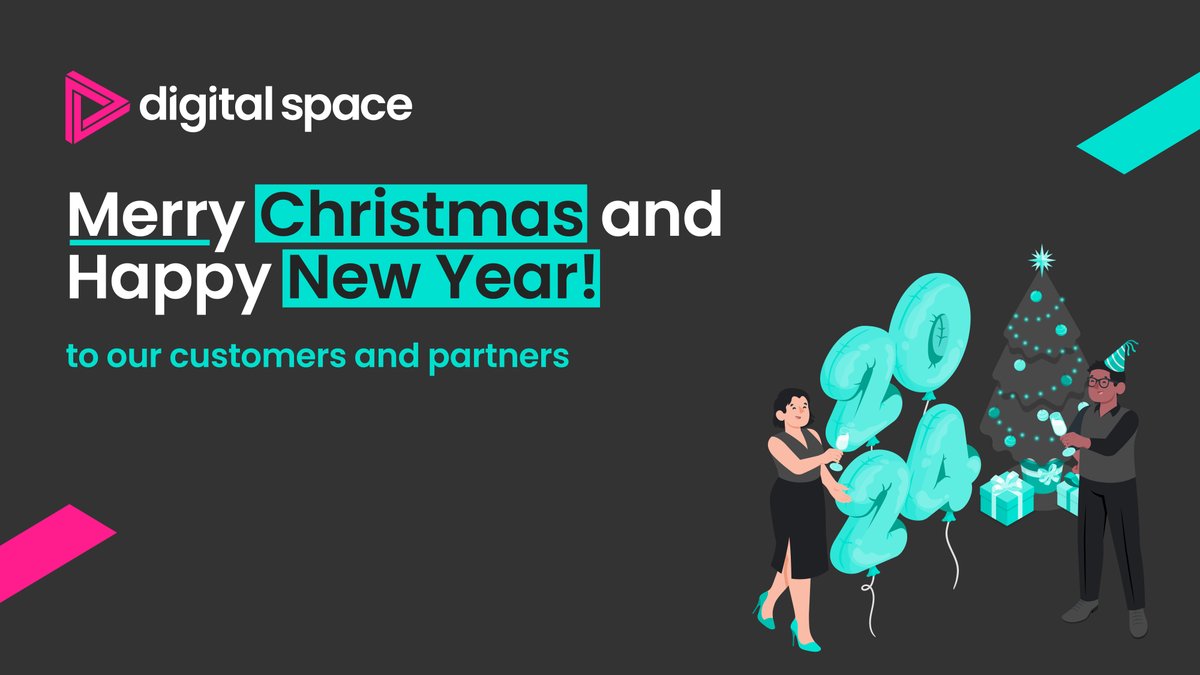 To all our customers, partners and suppliers… We wish you a very Merry Christmas and a Happy New Year! 

And don’t forget, our secure, connected cloud managed services are always on - 24/7/365.

#HappyChristmas #FestiveTech #Secure #24/7 #Cloud #Digital Space #DataCentres