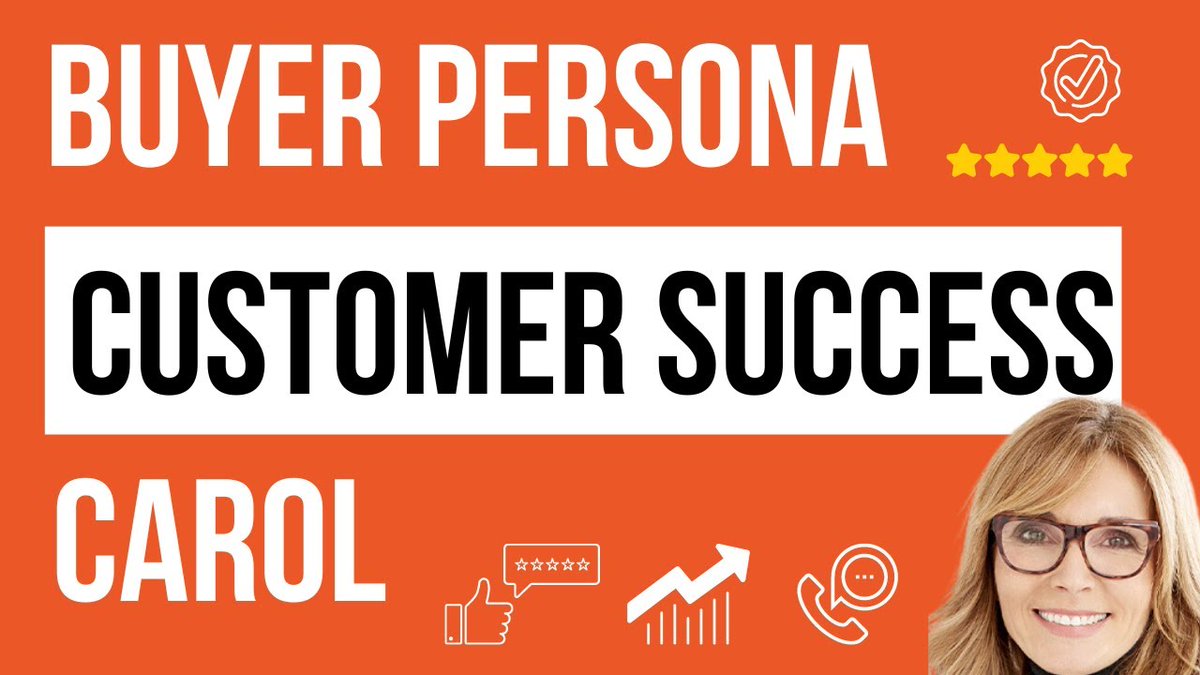 Do you sell software or professional services to customer success managers (CSMs)? Meet Buyer Persona: Customer Success Carol hubs.li/Q01Wz_qJ0 #buyerpersona #CustomerSuccessCarol #gotomarket #gtm #startups #founders #marketingagency #contentmarketing #CustomerSuccess