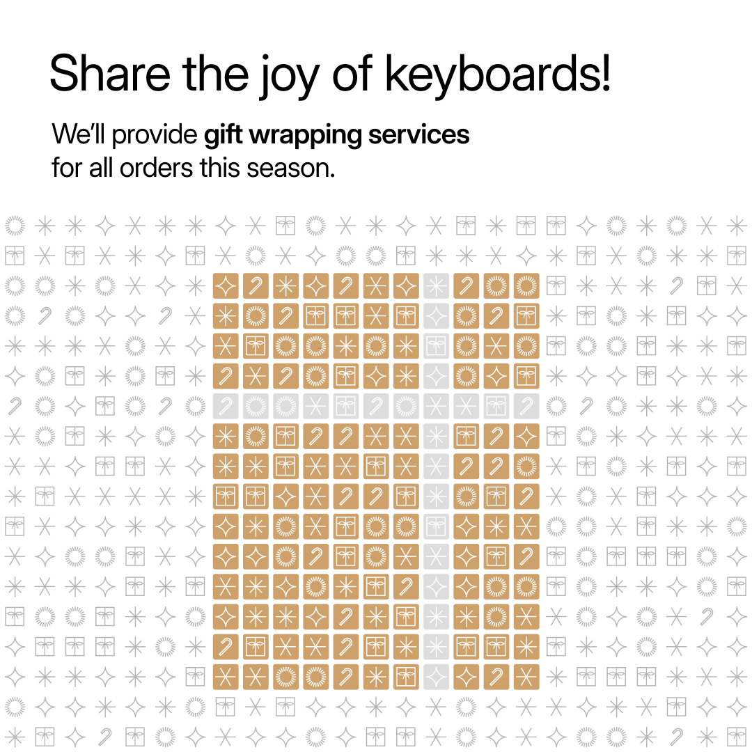 Don’t miss out on the final week of our Christmas sale with up to 60% off sitewide. All deals on Accessories, Keysets, Kei Caps &amp; Metal Artisans available now til 27 Dec.

Ps. The team will be away for Christmas. All orders placed from 22-26 Dec will be fulfilled starting 27 Dec.
