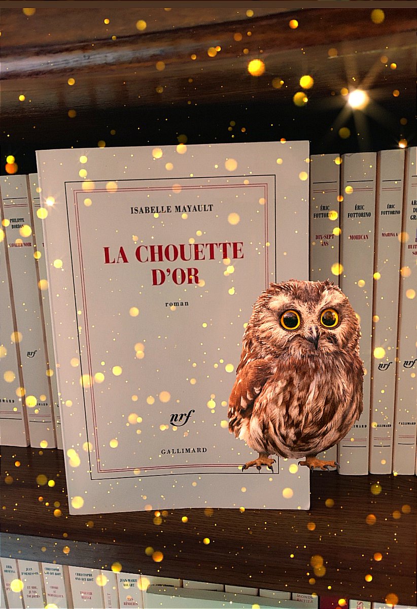 Noisette ailée
📙La chouette d'or
✍️ <a href="/isamayault/">Isabelle Mayault</a> 
🖨️<a href="/Gallimard/">Gallimard</a> 

🐿️🦉squirelito.blogspot.com/2023/12/une-no…

Un bon 1/3 de suspens, quelques 1/3 d'évasion, un petit 1/3 d'alchimie et un grand 1/3 d'humour ! Un roman à déguster sans hésitation aucune