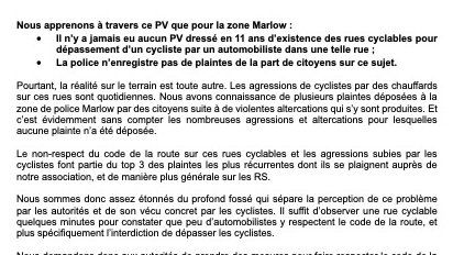 Cyclists🚴‍♀️in #Brussels know the so-called "cycling streets" where drivers🚙are "guests" : 
❌honking🔊
❌dangerous overtaking ☠️
❌threats🤬

Guess the number of fines issued👮 in the past 11 years in the  largest police zone of #Brussels (Uccle/Auderghem/W-B)❓ 

Z-E-R-O
0⃣0⃣0⃣