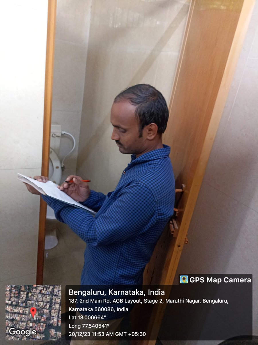 Clean Toilet Campaign ಅಡಿಯಲ್ಲಿ ಶೌಚಾಲಯಗನ್ನು ತಪಾಸಣೆ ನಡೆಸಿ ಶೌಚಾಲಯಗಳಿಗೆ ಗ್ರೇಡಿಂಗ್ ನೀಡಲಾಯಿತು. #CleanToiletsCampaign #BBMP #SwachhSurvekshan2023 #Bengaluru #SwachhBharat @SwachSurvekshan @SwachhBharatGov @karnataka_dma @MoHUA_India @BBMPCOMM
