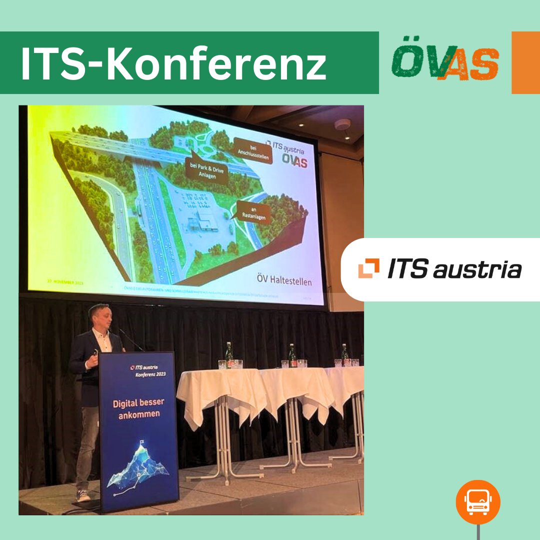 Martin Nemec als Projektkoordinator der ASFINAG stellte das innovative 🚌#ÖVAS Projekt bei der #ITSAustria Konferenz am 27. November vor. Ein spannender Einblick in die Zukunft der Mobilität!
Präsentation zum Download: files.austriatech.at/d/252da1ff7d4f…
#Nachhaltigkeit #Technologie