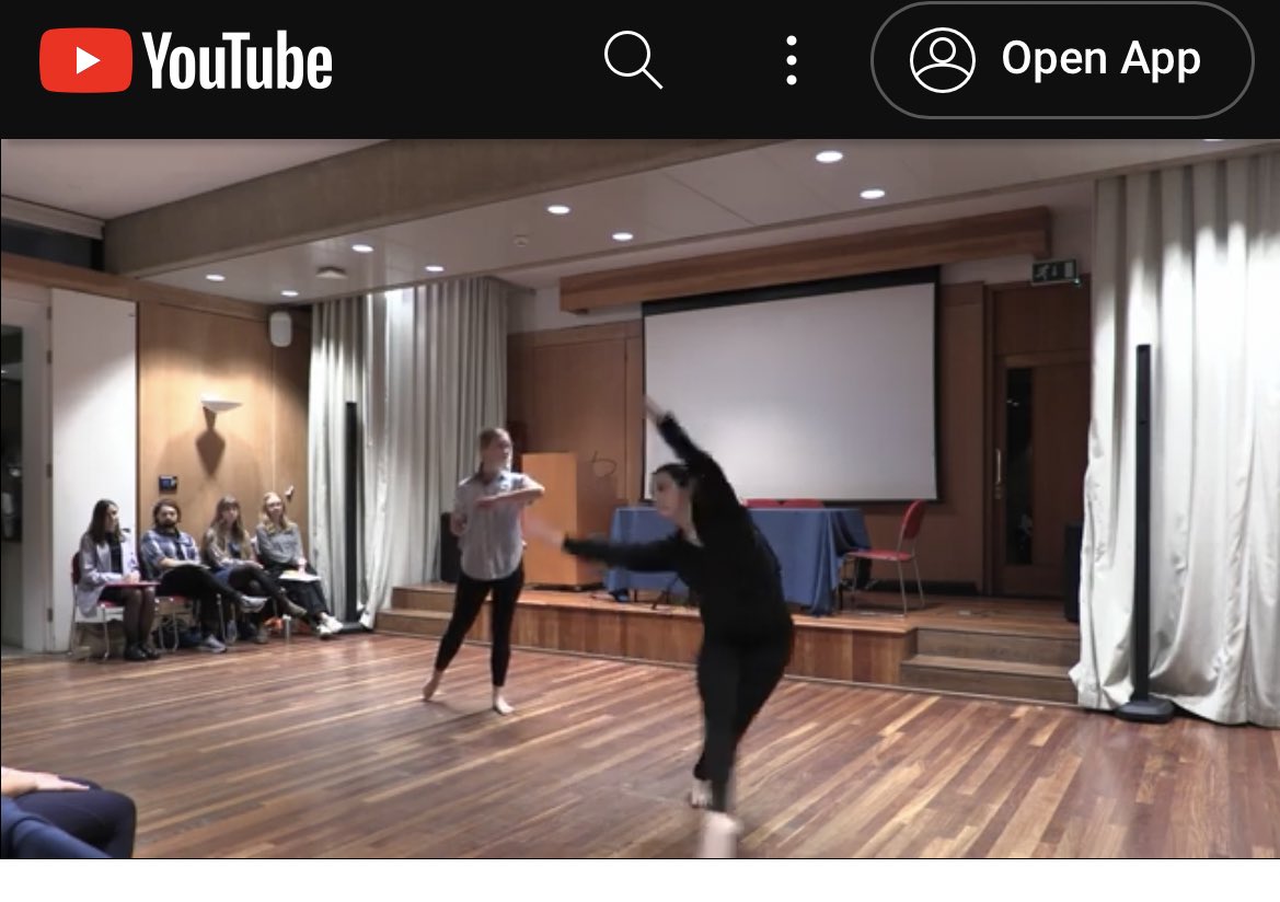 Dr Charlotte Albury (@alburycharlotte) on Twitter photo Our public science event including performances of dance, poetry, & original composition to communicate 💬#ConversationAnalysis💬 & how we use it to research health behaviours is now online here 👉tinyurl.com/2zwx2fdr
HUGE thanks to our <a href="/SomervilleOx/">Somerville College</a> & <a href="/OxPrimaryCare/">OxPrimaryCareSci</a> teams. Our public science event including performances of dance, poetry, & original composition to communicate 💬#ConversationAnalysis💬 & how we use it to research health behaviours is now online here 👉tinyurl.com/2zwx2fdr
HUGE thanks to our <a href="/SomervilleOx/">Somerville College</a> & <a href="/OxPrimaryCare/">OxPrimaryCareSci</a> teams.