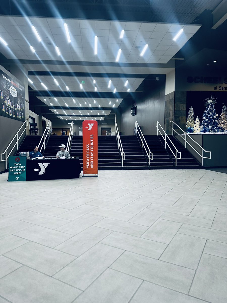 Thank you <a href="/ScheelsArena/">Scheels Arena</a> for partnering with the @ymcacassclay  to allow the community to come together in the gift of giving