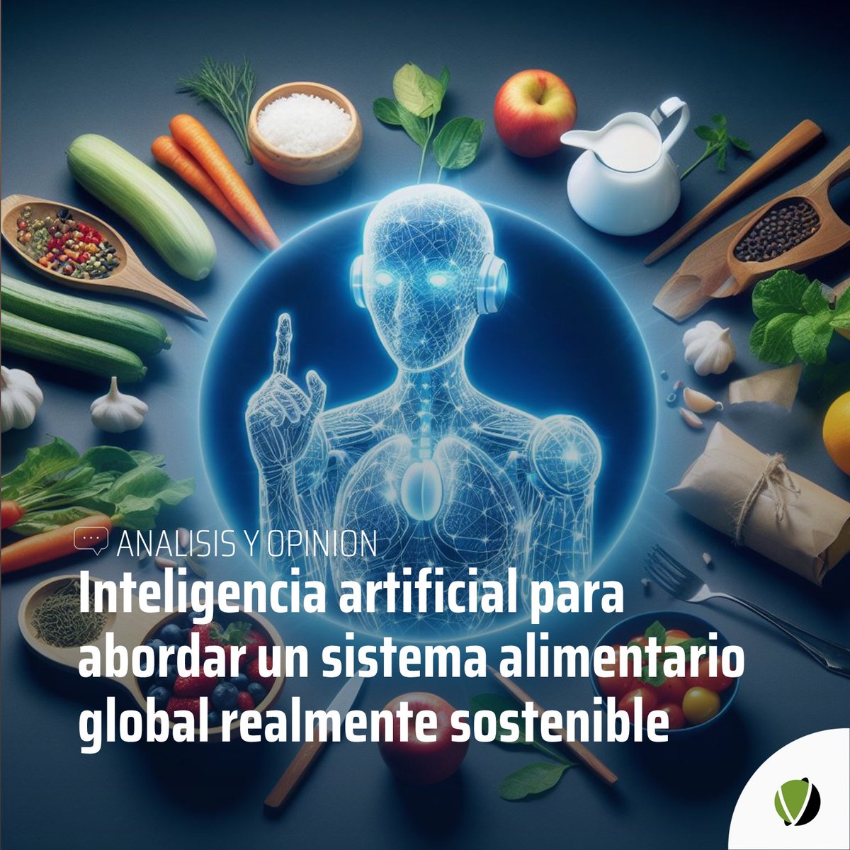 La digitalización y automatización de procesos que permite la Inteligencia Artificial ofrece un gran potencial para construir un sistema alimentario sostenible, algo tan urgente como dificil.
HILO 🧵
1/
#sistemaalimentario #agriculturaecologica #InteligenciaArtificial