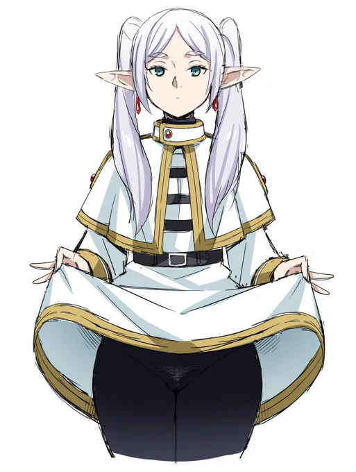 フリーレンさんタイツの下はパンツ履いてないで欲しい 