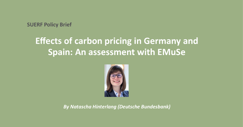suerf_org's tweet photo. #SUERFpolicybrief “Effects of carbon pricing in Germany and Spain: An assessment with EMuSe” by @HinterlangN (@bundesbank)

#CarbonPricing #BorderAdjustment #ClimateClubs #SectoralHeterogeneity #InputOutputMatrix