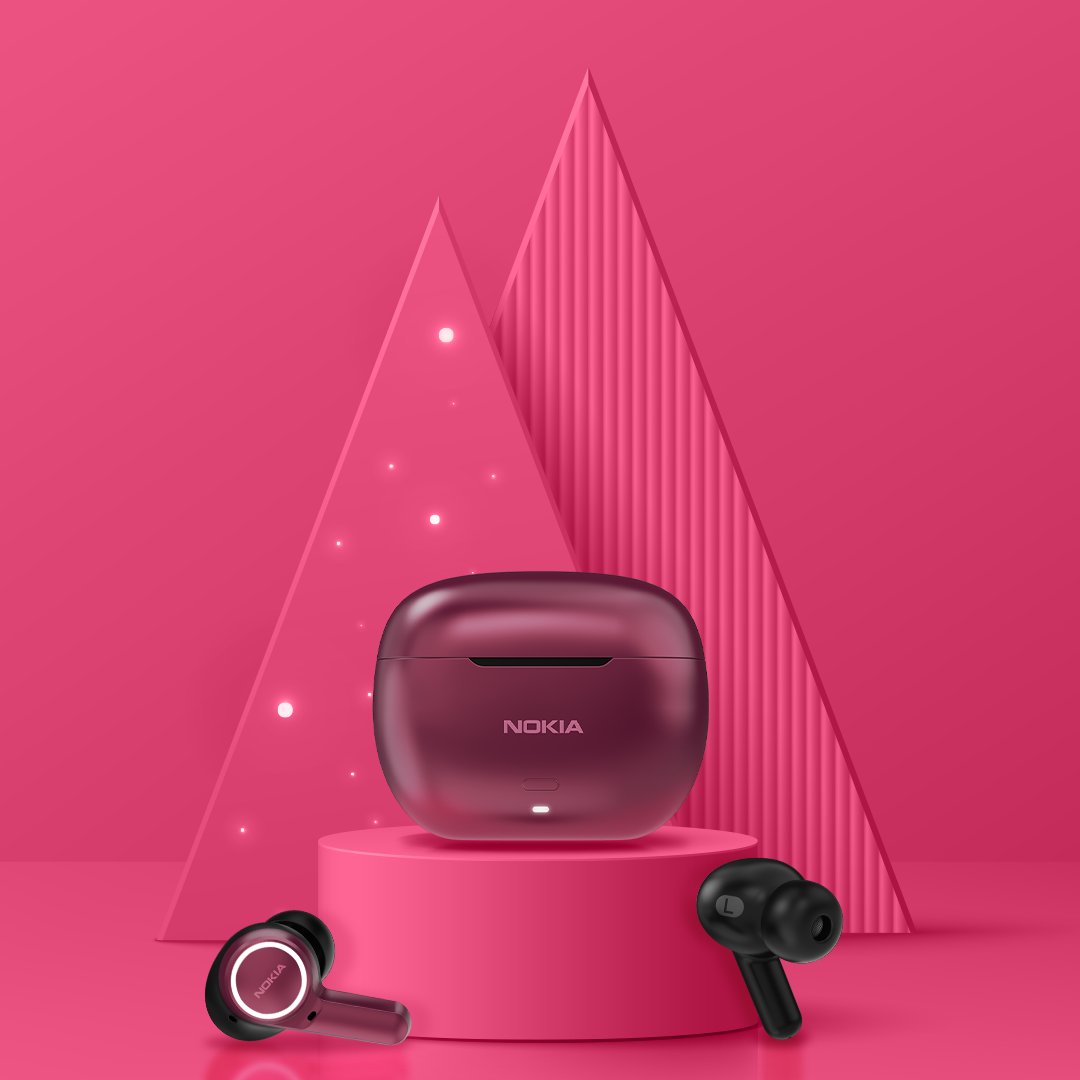 Pink perfection for your ears! 🎧🌸 Gift the Nokia Clarity Earbuds 2+ this holiday.💖 🌟 nokia.ly/3TfV6Bl