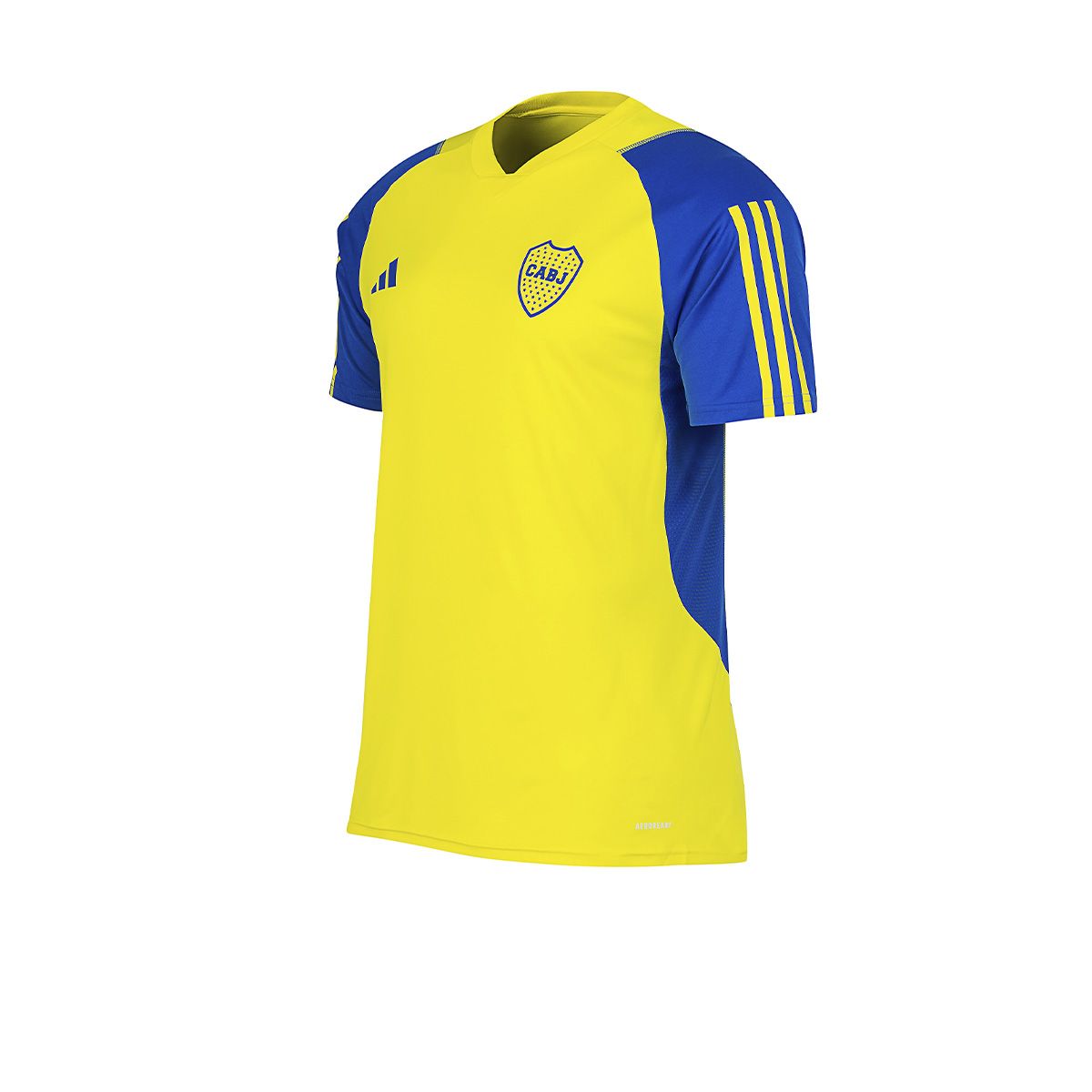 Remera entrenamiento Boca 2024 amarilla.