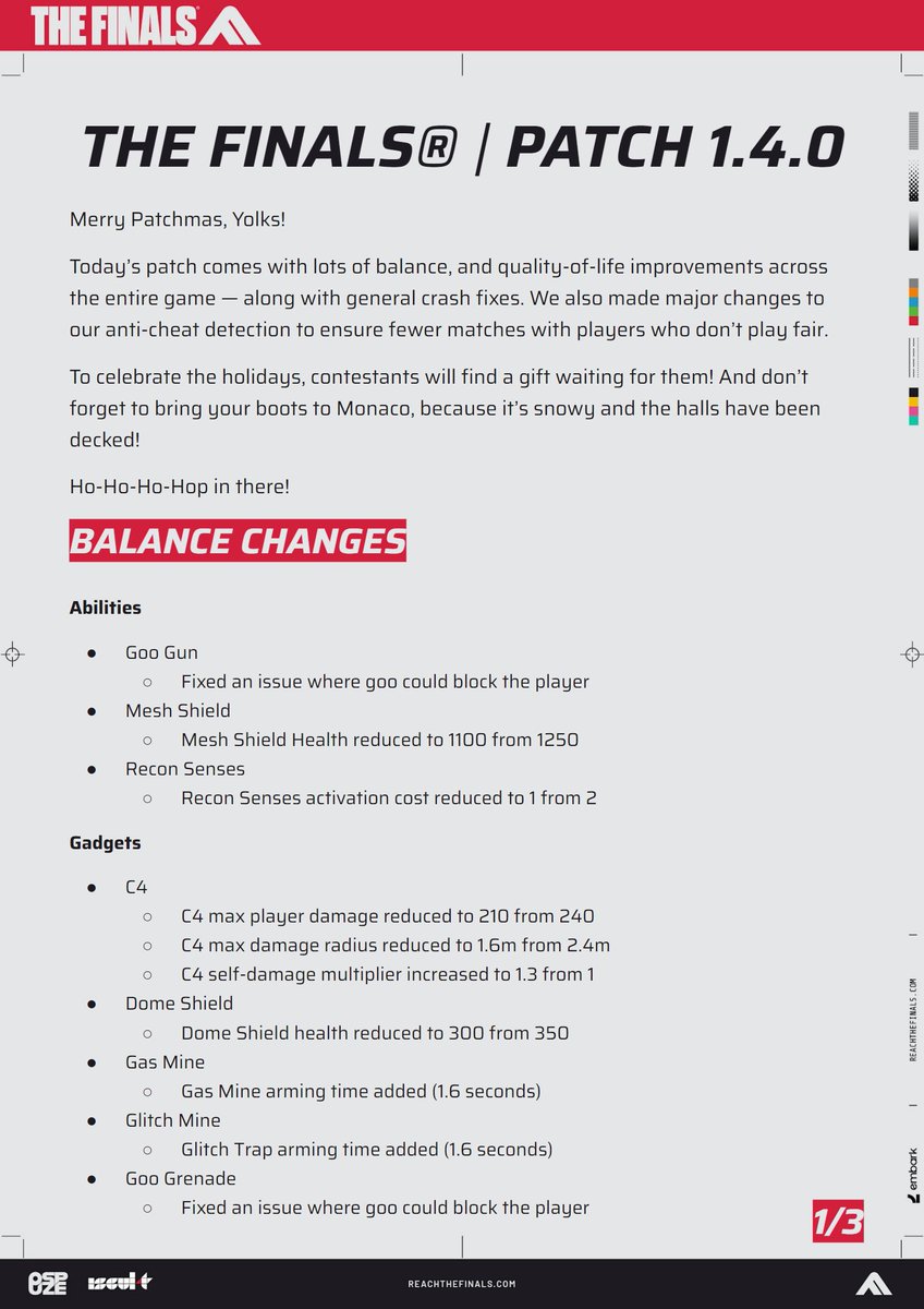 THE FINALS tweet media