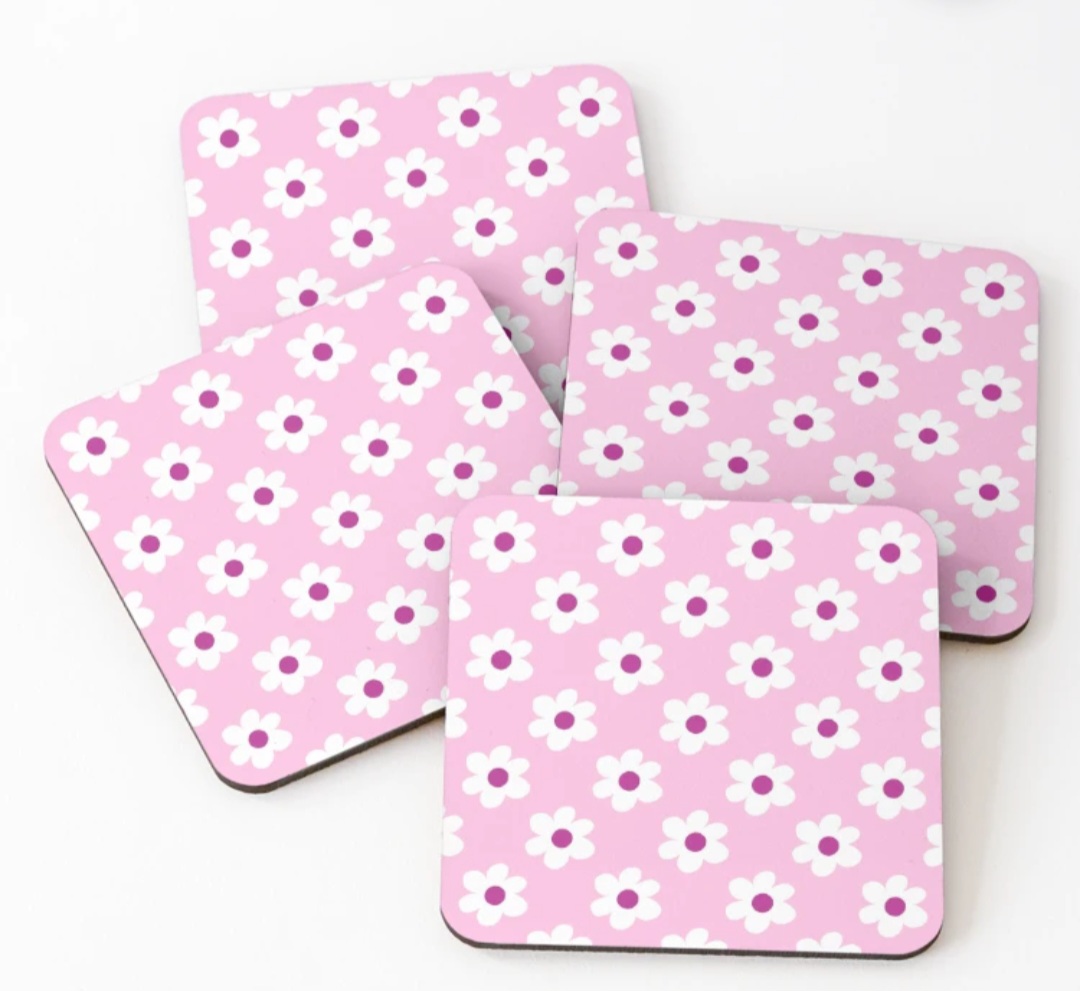 How gorgeous are these coasters with our 'Flower Craze' design on? Drawn by hand digitally! 🌸

redbubble.com/i/coasters/Flo…

#coasters #coastersforthekitchen #coastersforthehome #flowercoasters #pinkcoasters #whitefowercoasters #shiningbrightarts #smallbusiness