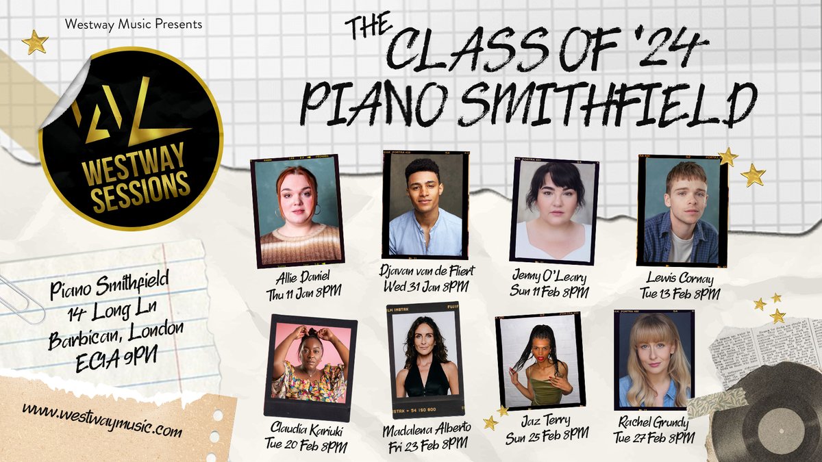 🎉 The Westway Sessions are back! 🎉 Returning in January 2024, our ‘Class of 24’ will perform at Piano, Smithfield for another dazzling series! Book your tickets now to see this incredible talent! 🎟️ seetickets.com/tour/westway-s…