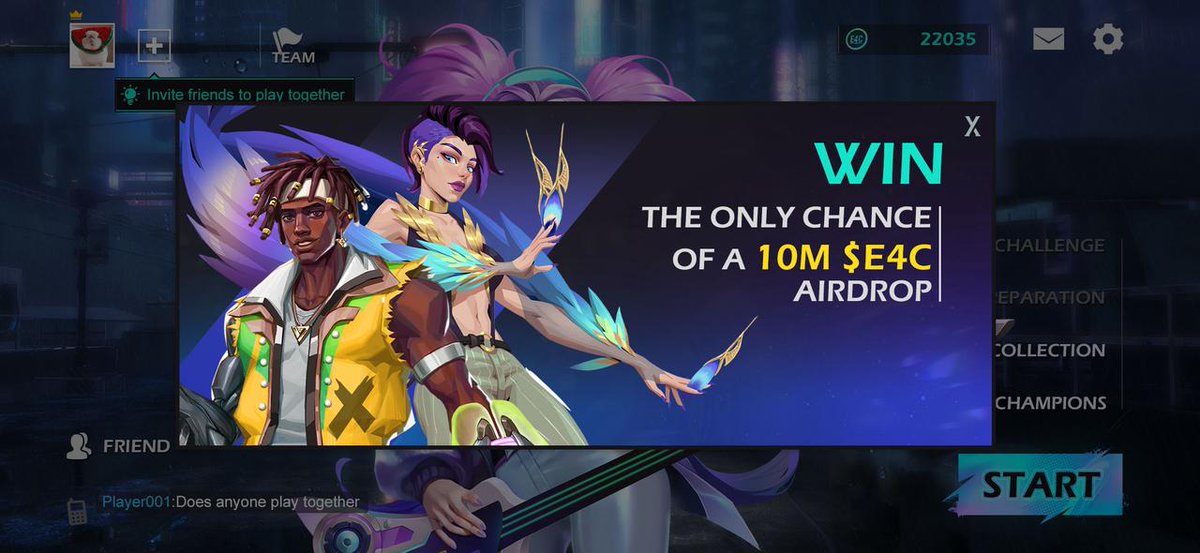 AmbrusStudio's tweet photo. 👀✨Are you curious about how to attend this grand celebration? Curious about the game's tasks and how to be part of the massive rewards up to 10M $E4C?

💁Read this intro guide and pre-register now for exclusive benefits and secure your fast pass to this extraordinary campaign!

https://t.co/sxAwV8DxIX
#E4C #AlphaTest #MOBA