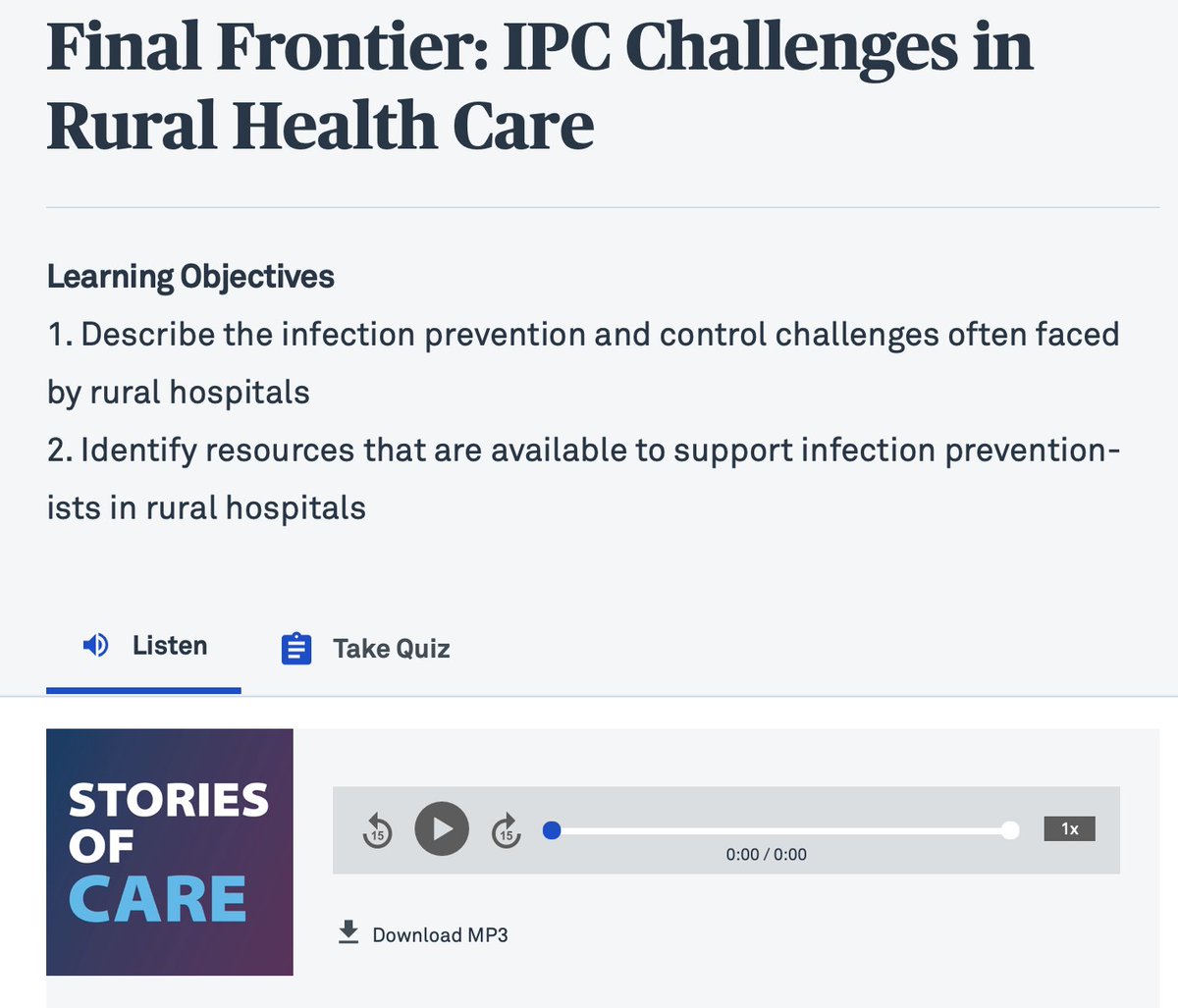 Grateful for the opportunity to highlight the great work being done @WVUMedicine in this @CDC_Firstline @AmerMedicalAssn podcast on #InfectionPrevention in rural healthcare settings: edhub.ama-assn.org/cdc-project-fi… @YourlocalIDdoc @APIC @CDCgov