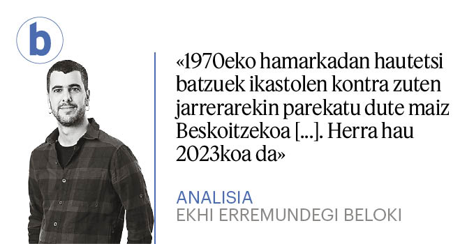 berria's tweet image. ✍️🏼 &apos;Herra&apos; analisia idatzi du @EkhiErremundegi kazetariak, Beskoitzeko ikastolaren aferaren karira. Irakurri osorik hemen:
berria.eus/euskal-herria/…