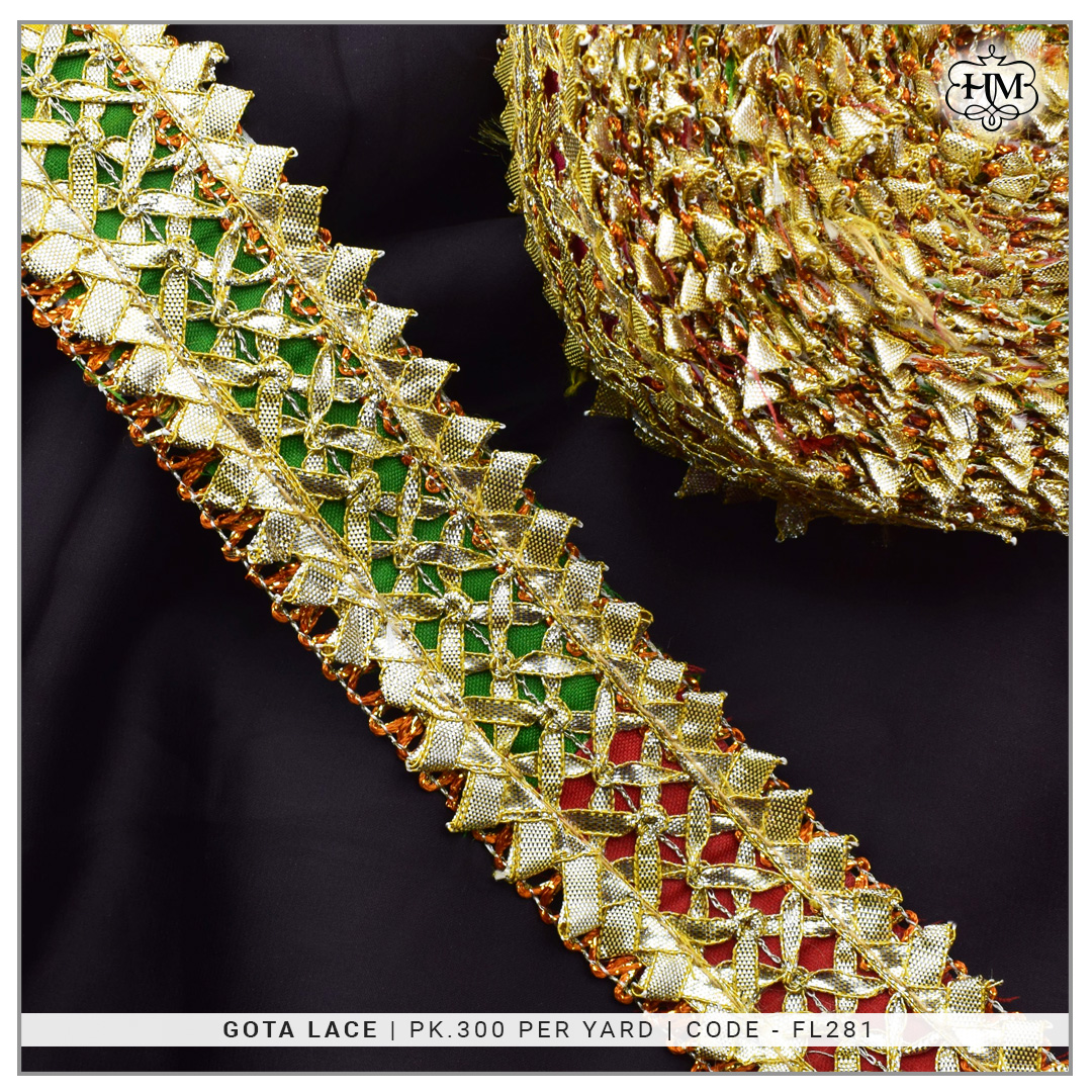 HamzaLace's tweet photo. Elevate your style with the timeless charm of Gota lace – a simple touch has a big impact! Each thread weaves a story of elegance, turning every moment into a showcase of traditional chic.

#GotaLace #TraditionalCharm #TimelessBeauty #CulturalThreads #ArtistryInDesign #handmade https://t.co/msE6c9VpjQ