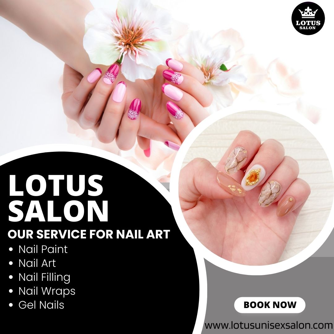 Indulge in a world of vibrant colors and meticulous care. Lotus Salon's nail services redefine elegance

#LotusElegance #NailGlamour #nailart #nailpolish #lotussalon #Lotus #lotussalonranchi #Ranchi #lotussalonfranchise