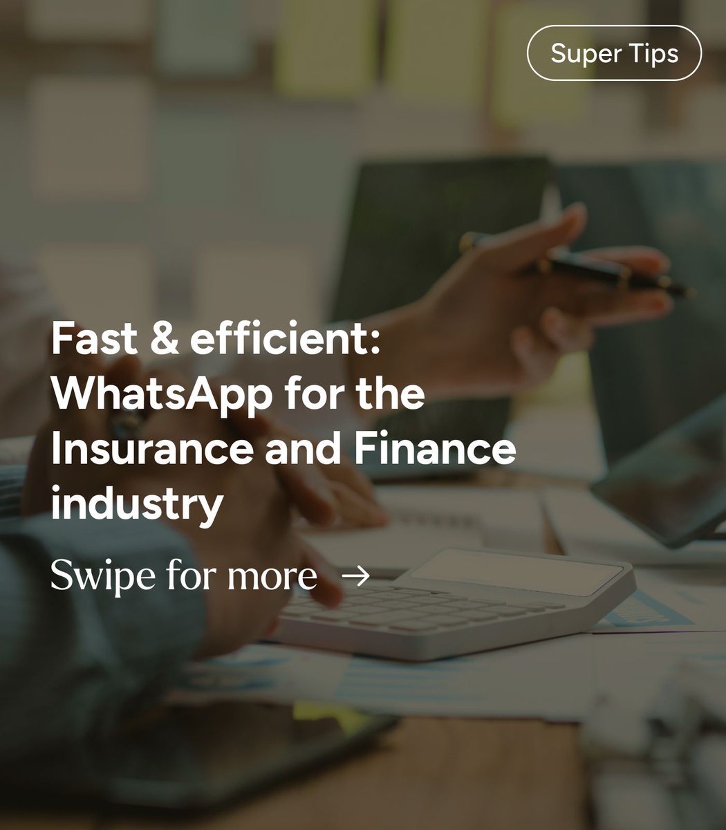 superchat_com's tweet photo. 🚀 #WhatsApp can add huge value to customer communication in any industry. Especially in areas where quick and uncomplicated accessibility can be crucial for success.

Try out #Superchat for free! 👉 https://t.co/wQshnZOAnT https://t.co/z3eKcDIQnZ