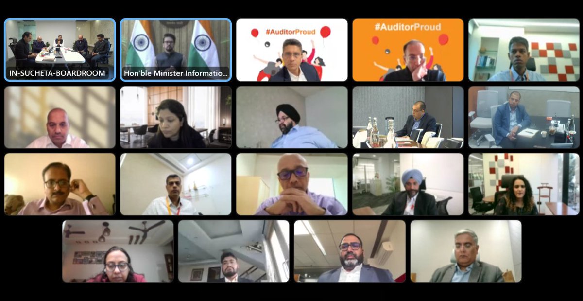 Sanjeev Krishan (@sanjeevkrishan_) on Twitter photo Privileged to have had <a href="/ianuragthakur/">Anurag Thakur</a>, Minister for Information & Broadcasting, & Youth Affairs & Sports, GoI, join us this morning. The #India story continues to unfold, & there is a lot that we can do. As the hon'ble minister very aptly said, "Yahi samay hai, sahi samay hai". Privileged to have had <a href="/ianuragthakur/">Anurag Thakur</a>, Minister for Information & Broadcasting, & Youth Affairs & Sports, GoI, join us this morning. The #India story continues to unfold, & there is a lot that we can do. As the hon'ble minister very aptly said, "Yahi samay hai, sahi samay hai".