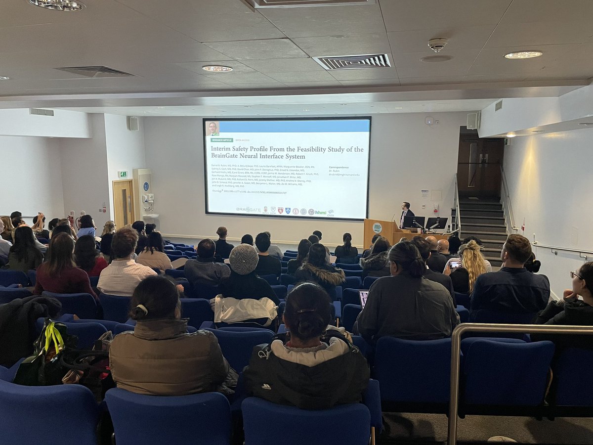 Queen Square Neurosurgery (@qsneurosurgery) on Twitter photo Thank you to <a href="/neuroleigh/">Leigh Hochberg</a> for a fascinating lecture today on the BrainGate neural interface organised by <a href="/WRMuirhead/">Will Muirhead</a>. braingate.org Thank you to <a href="/neuroleigh/">Leigh Hochberg</a> for a fascinating lecture today on the BrainGate neural interface organised by <a href="/WRMuirhead/">Will Muirhead</a>. braingate.org
