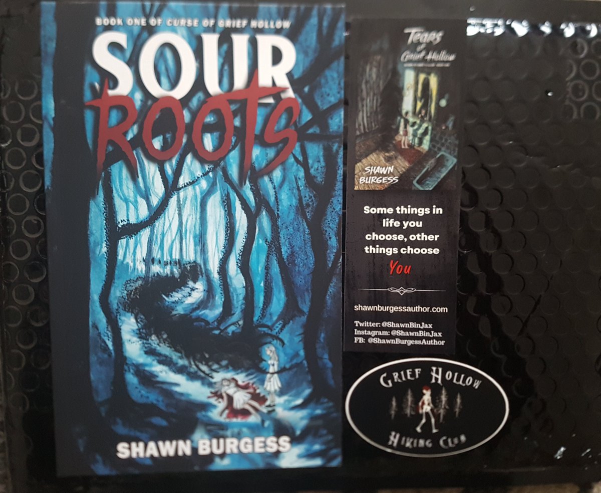 Thank you so much Shawn Burgess @ShawnBinjax for my (amazingly!) signed copy of Sour Roots! Beautifully weaved disquieting unease, brilliant effortlessly flowing storyline, vivid detail, delightfully dark. Kept me reading late into the night. Fastest 5 stars given! 💗