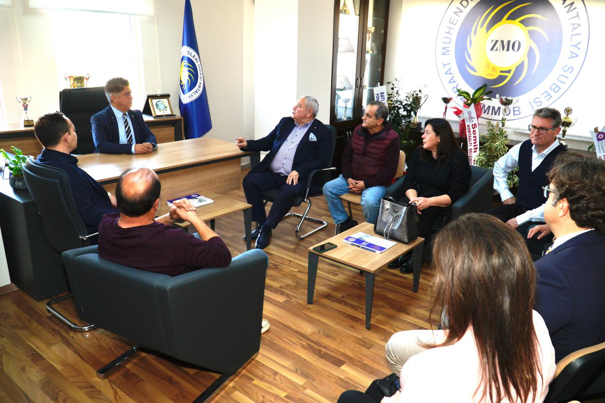 DavutCetin's tweet photo. Ziraat Mühendisleri Odası #Antalya Şube Başkanı olarak seçilen Ali Top ve Yönetim Kurulu’na hayırlı olsun diyerek yeni görevlerinde başarılar diledik. Daha yeşil bir #YeniMuratpaşa hedeflerimizi konuştuk. Görüşlerini ve fikirlerini aldık. Sıcak ve samimi ev sahiplikleri için teşekkür ederim.